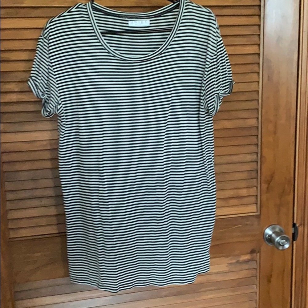 Black and white striped shirt!